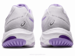Asics Netburner Balístico FF 3 Zapatillas Blanco Violeta Rendimiento - Image 5