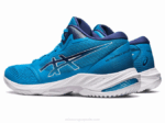 Asics netburner balístico ff mt 3 zapatillas azul isla azul índigo - Image 3