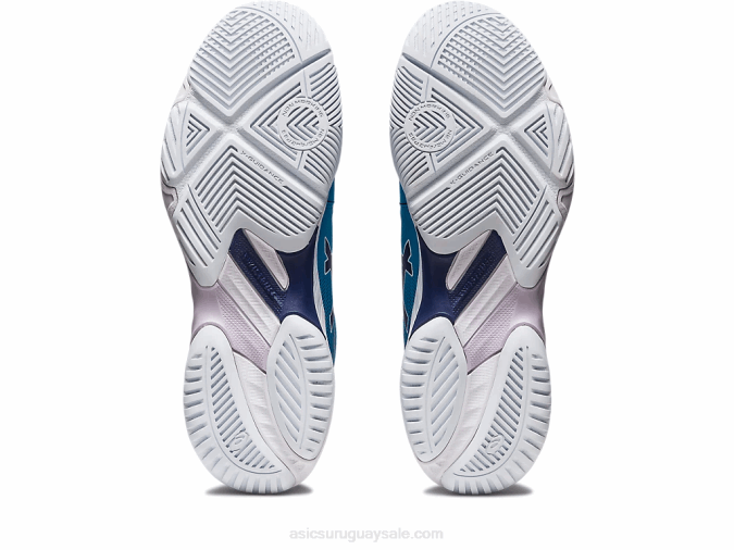 Asics netburner balístico ff mt 3 zapatillas azul isla azul índigo - Image 7