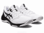 Asics Netburner Balístico FF Zapatillas Blanco Negro Rendimiento Deportivo - Image 2