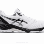Asics Netburner Balístico FF Zapatillas Blanco Negro Rendimiento Deportivo