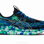 Asics noosa tri 14 zapatillas blancas y negras para triatlón
