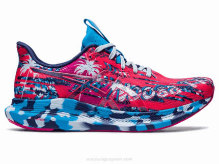 Asics noosa tri 14 zapatillas rosa diva azul índigo deportivas