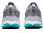 Asics NovaBlast 2 Escuela Primaria Gris Piedmont y Brillo Lavanda - Image 5