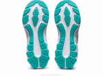 Asics NovaBlast 2 Escuela Primaria Gris Piedmont y Brillo Lavanda - Image 6