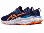 Asics Novablast 2 Zapatillas Preescolar Azul Índigo Melocotón - Image 3