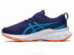 Asics Novablast 2 Zapatillas Preescolar Azul Índigo Melocotón - Image 4