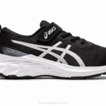 Asics Novablast 2 Zapatillas Preescolar Blanco Negro Estilo y Comodidad