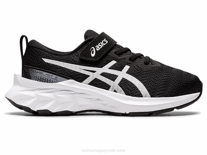 asics_novablast_2_zapatillas_preescolar_blanco_negro_estilo_y_comodidad.png Asics Novablast 2 Zapatillas Preescolar Blanco Negro Estilo y Comodidad - Image 1