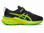 Asics Novablast 2 Zapatillas Preschool Ralladura Lima Negra