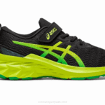 Asics Novablast 2 Zapatillas Preschool Ralladura Lima Negra