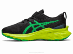 Asics Novablast 2 Zapatillas Preschool Ralladura Lima Negra - Image 4
