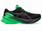 Asics Novablast 3 Lite-Show Zapatillas Negros y Verdes
