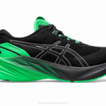 Asics Novablast 3 Lite-Show Zapatillas Negros y Verdes