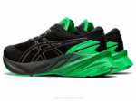 Asics Novablast 3 Lite-Show Zapatillas Negros y Verdes - Image 3