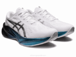 Asics Novablast 3 Platino Zapatillas Running Blanco Plata - Image 2