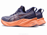 Asics Novablast 3 Zapatillas Azul Índigo Papaya Rendimiento Deportivo - Image 3