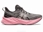 Asics Novablast 3 Zapatillas Delirio Negro Rosa Rendimiento Cómodo