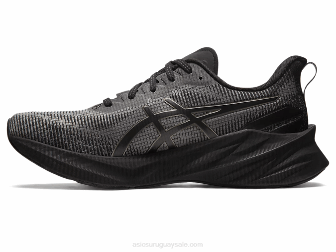 Asics Novablast 3 Zapatillas Negras y Grises para Correr - Image 4