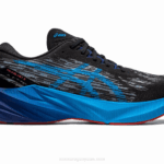 Asics Novablasto 3 Zapatillas Negro Azul Isla Rendimiento Deportivo