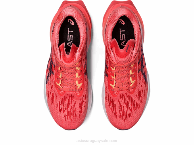 Asics Novablasto 3 Zapatillas Papaya Púrpura Polvoriento Comodidad y Estilo - Image 6