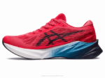 Asics Novablasto 3 Zapatillas Rojo Eléctrico y Medianoche - Image 4