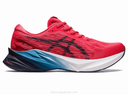 Asics Novablasto 3 Zapatillas Rojo Eléctrico y Medianoche