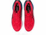 Asics Novablasto 3 Zapatillas Rojo Eléctrico y Medianoche - Image 6