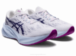 Asics Novablasto 3 Zapatillas Running Blanco Azul Marino - Image 2
