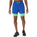 Asics nuevos shorts deportivos reutilizados fuertes real pista