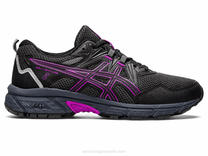 Asics Orquídea Negra Gel 8 Zapatillas de Correr Estilo Moderno - Image 1