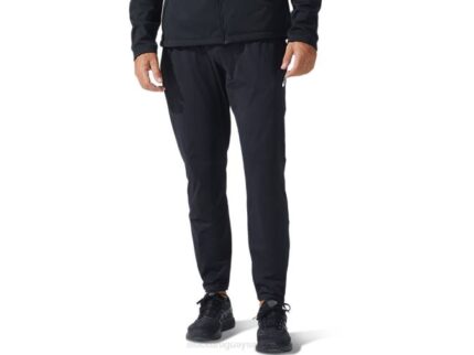 Asics pantalón cónico rendimiento negro para hombre thermopolis