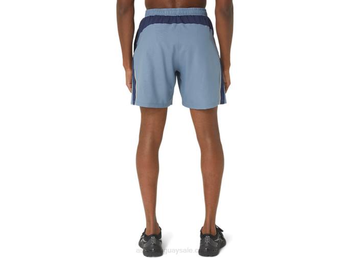 Asics pantalón corto 2.0 pr lyte hombre azul acero nagashi rendimiento y comodidad - Image 2