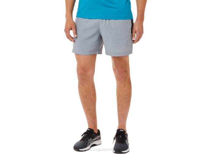 Asics pantalón corto 5 pulgadas hombre sheet rock gris estampado - Image 1