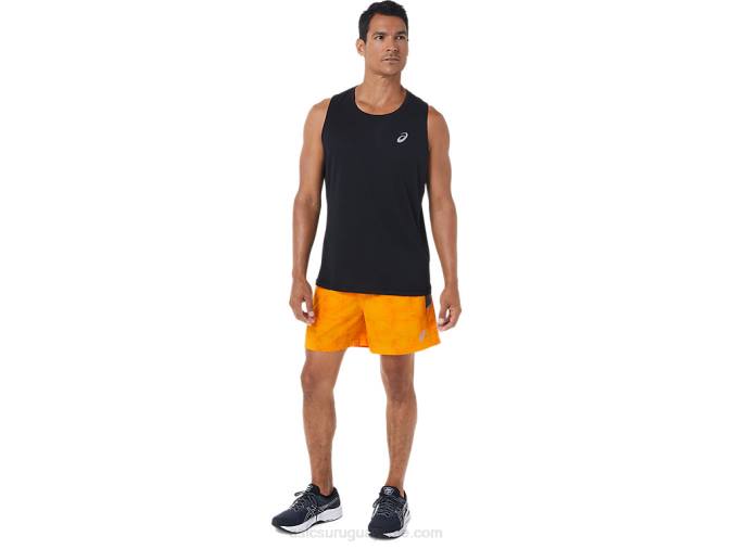 Asics pantalón corto 5 pulgadas lyte hombre tinte ámbar estilo y confort - Image 3