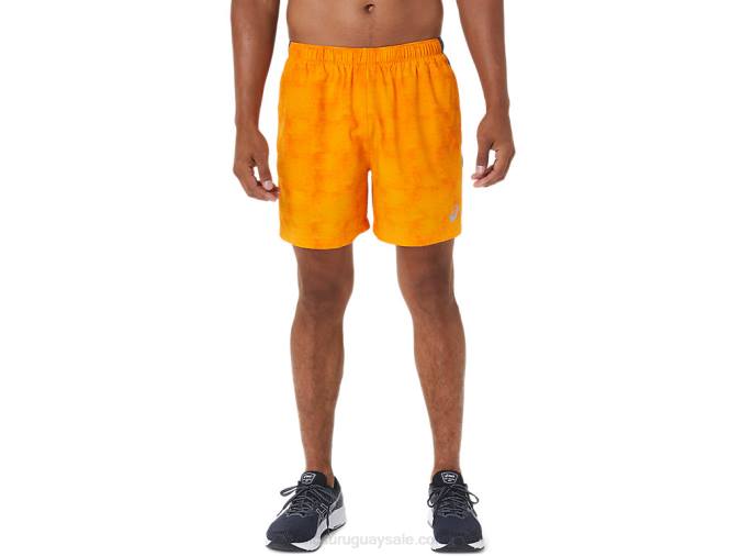 Asics pantalón corto 5 pulgadas lyte hombre tinte ámbar estilo y confort - Image 1