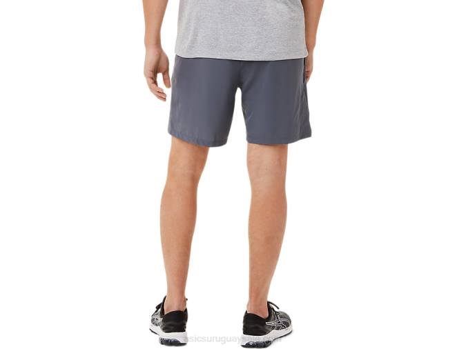 Asics pantalón corto 7 en 1 hombre gris negro rendimiento versátil - Image 2