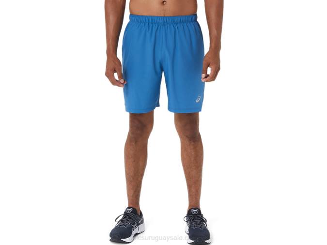 Asics pantalón corto 7 en 2 en 1 hombre azul celeste gris versátil - Image 1