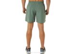 Asics pantalón corto 7 en 2 en 1 hombre verde brezo azul francés fresco y versátil - Image 2