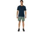 Asics pantalón corto 7 en 2 en 1 hombre verde brezo azul francés fresco y versátil - Image 4