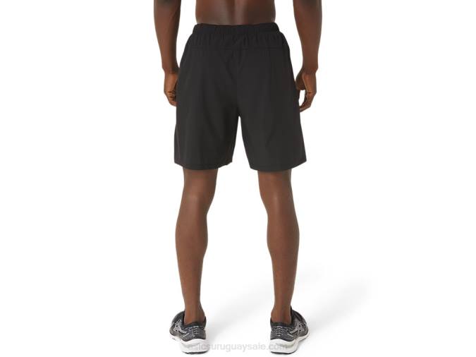 Asics pantalón corto 7 en 2 en 1 negro rendimiento y perforado - Image 2