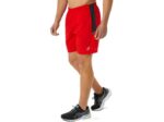 Asics pantalón corto 7 pulgadas hombre rojo fuego gris estampado ligero - Image 3