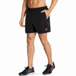 Asics pantalón corto de 5 pulgadas rendimiento negro ligero