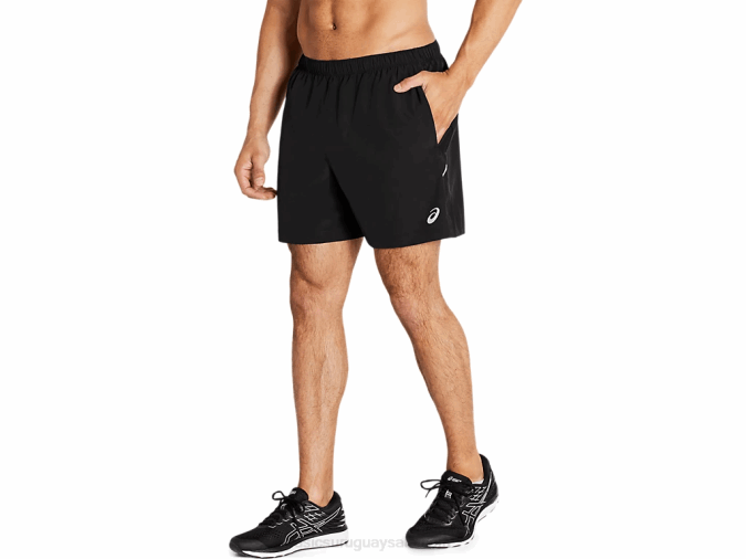 Asics pantalón corto de 5 pulgadas rendimiento negro ligero - Image 1
