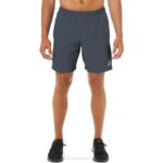 Asics pantalón corto de 7 pulgadas pr lyte hombre azul metrópolis estilo deportivo