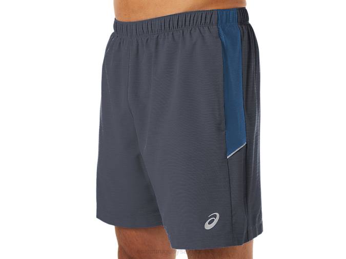Asics pantalón corto de 7 pulgadas pr lyte hombre azul metrópolis estilo deportivo - Image 4