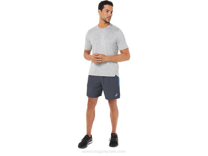 Asics pantalón corto de 7 pulgadas pr lyte hombre azul metrópolis estilo deportivo - Image 5