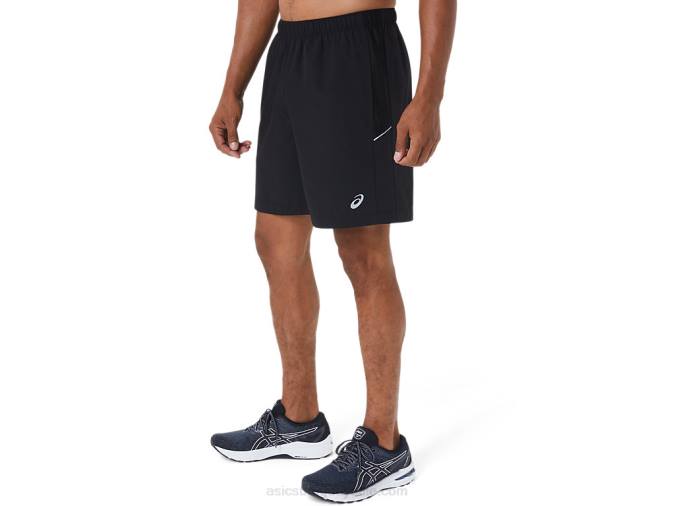 Asics pantalón corto de 7 pulgadas rendimiento negro para hombre - Image 3