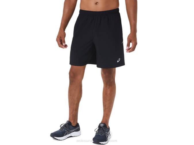Asics pantalón corto de 7 pulgadas rendimiento negro para hombre - Image 1