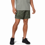 Asics pantalón corto de entrenamiento 7 pulgadas liquen verde para hombre